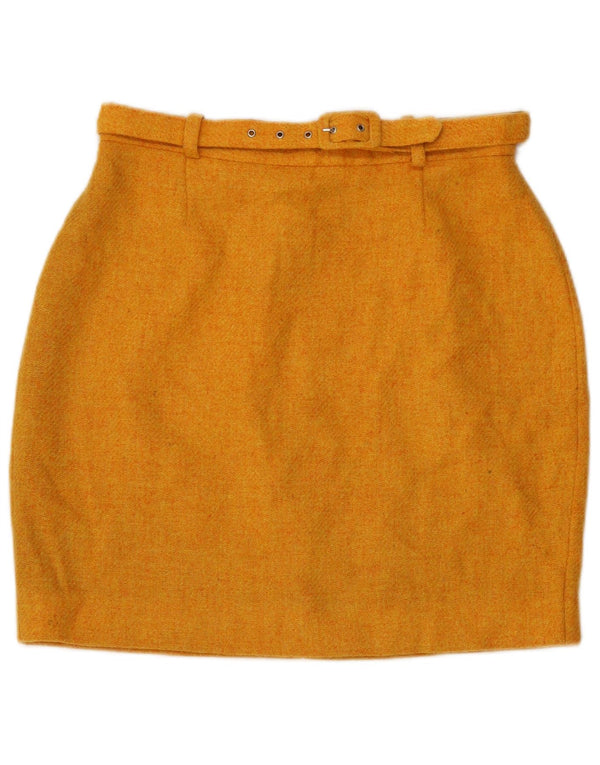 Henry Cottons Womens High Waist Pencil Skirt IT 46 Large W28 Orange