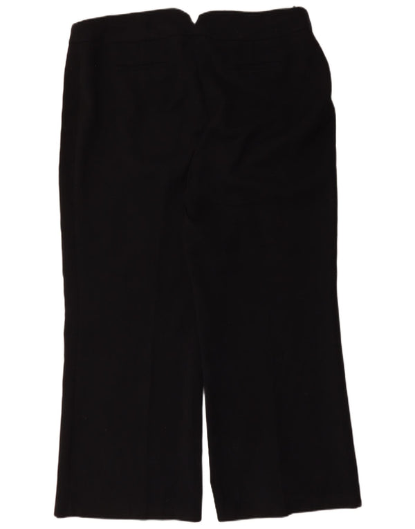 Marks & Spencer Womens Wide Leg Casual Trousers UK 20 2XL W42 L30 Black