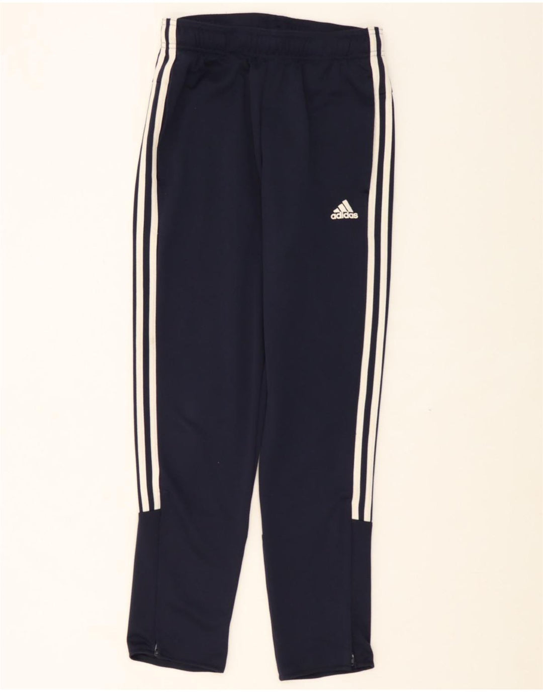 ADIDAS Mens Tracksuit Trousers Small  Navy Blue Polyester Vintage Adidas and Second-Hand Adidas from Messina Hembry 