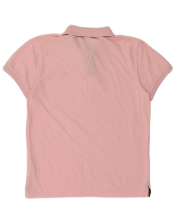 GANT Mens Polo Shirt Medium Pink Cotton