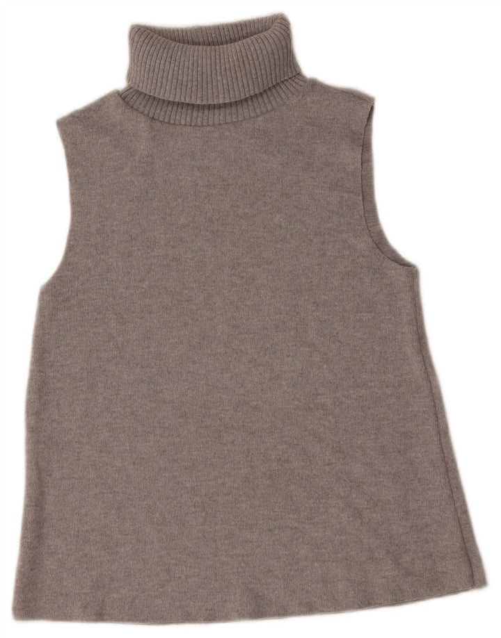Zara Womens Vest Tank Top UK 10 Small Grey
