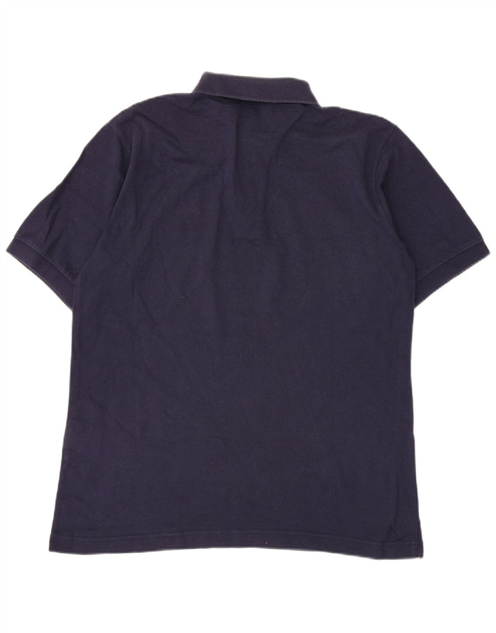 Kappa Mens Polo Shirt Medium Navy Blue Cotton