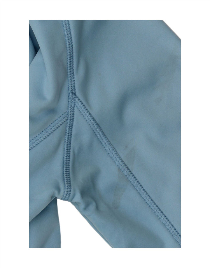 Think Pink Womens Hooded Bomber Jacket UK 16 Large Blue Polyester