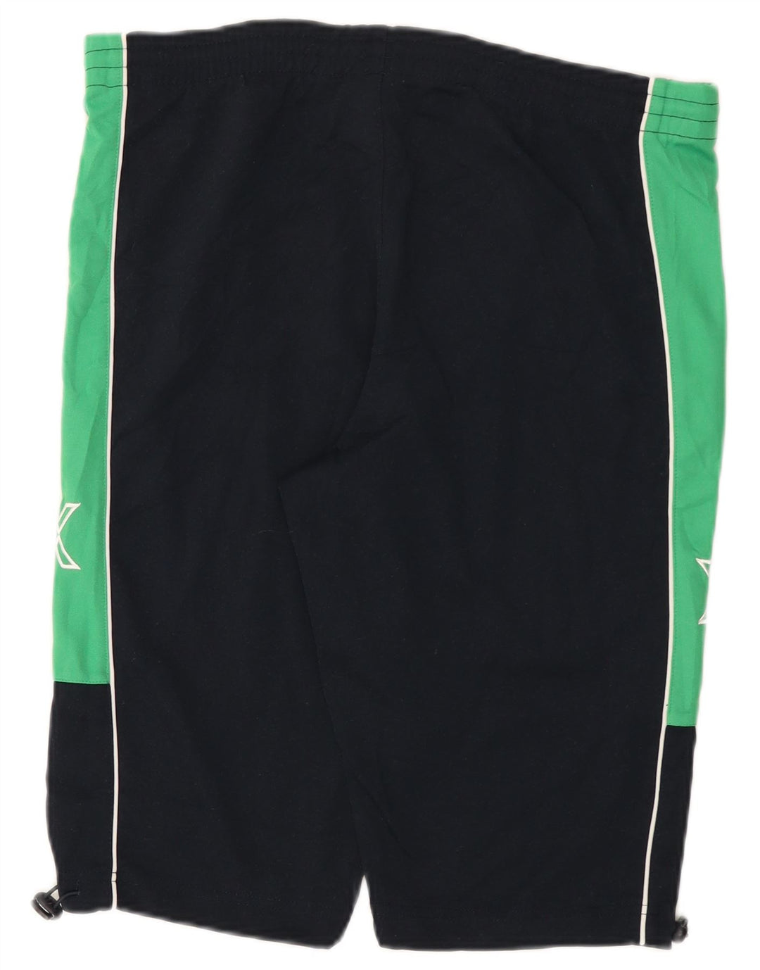 UMBRO Mens Graphic Sport Shorts Medium Navy Blue Colourblock Polyester