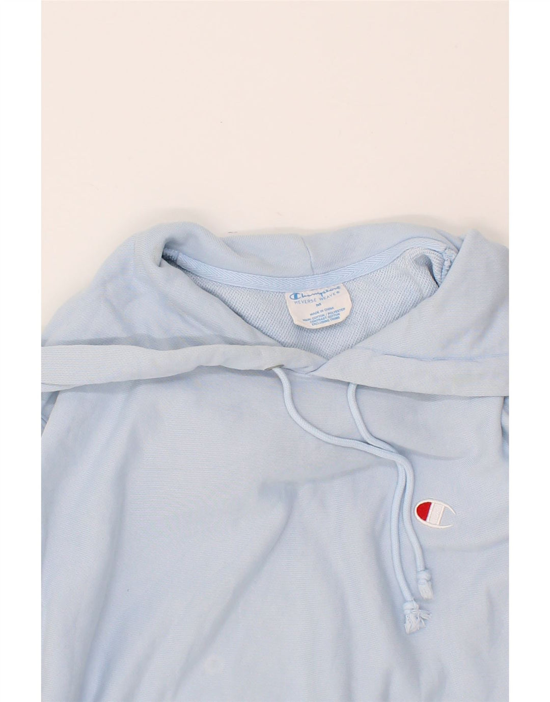 CHAMPION Mens Hoodie Jumper Medium Blue Cotton Vintage Champion and Second-Hand Champion from Messina Hembry 