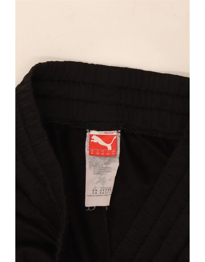 PUMA Womens Tracksuit Trousers Joggers UK 12 Medium Black Polyester