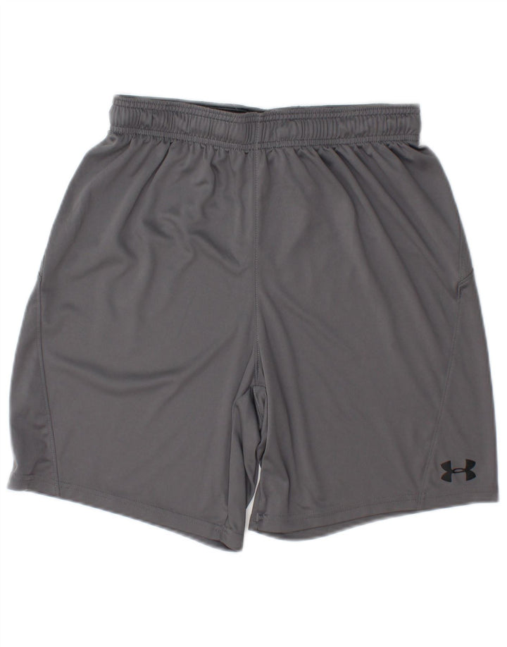 Under Armour Mens Heat Gear Sport Shorts Medium Grey Polyester