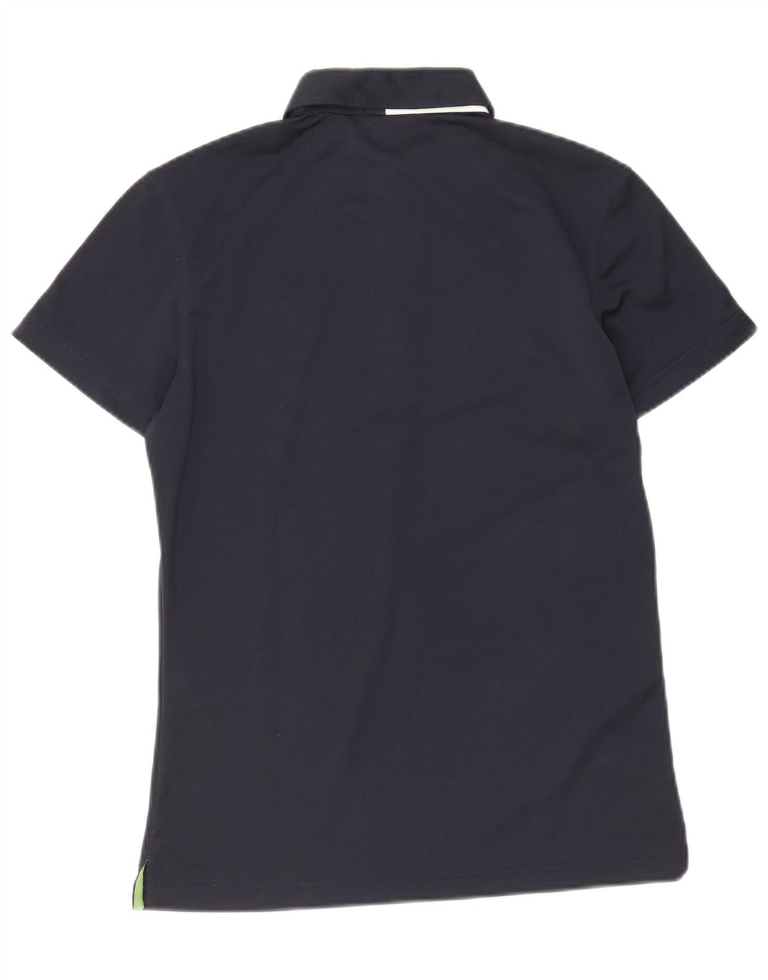Conte of Florence Mens Polo Shirt Small Navy Blue Polyester