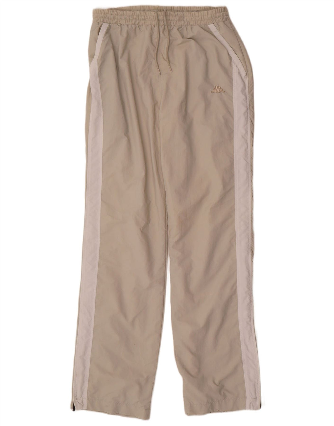 Kappa Mens Tracksuit Trousers Medium  Beige Colourblock Polyamide