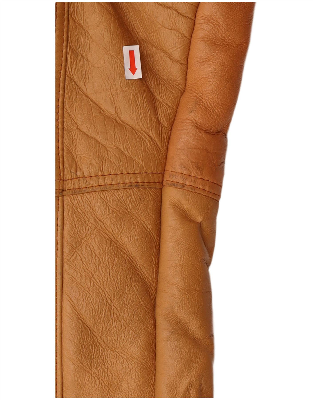 Vintage Mens Shearling Jacket IT 52 XL Brown Shearling