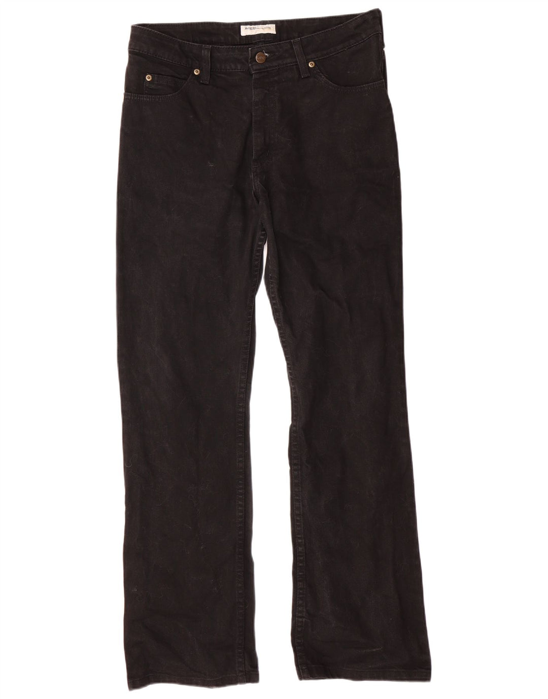 LEE Womens Cameron High Waist Bootcut Jeans W33 L33 Black