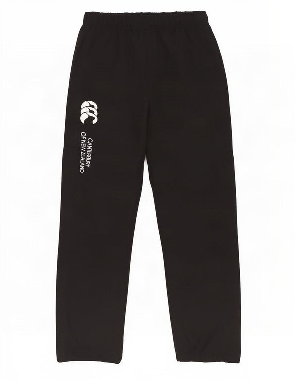 Canterbury Boys Graphic Tracksuit Trousers 13-14 Years Black Polyester