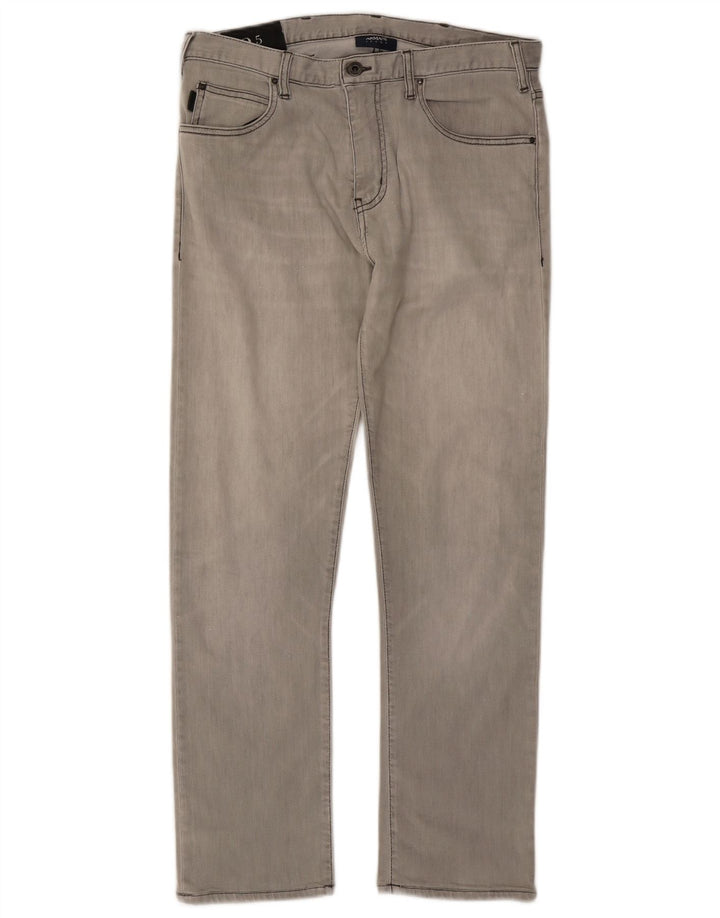 Armani Womens Straight Jeans W33 L28 Grey