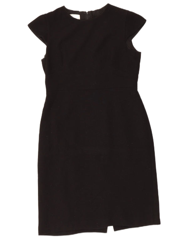 Hobbs Womens Sheath Dress UK 12 Medium Black Polyester