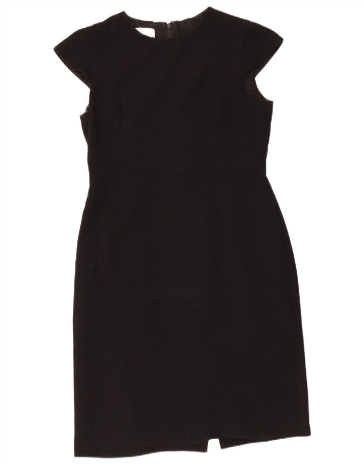 Hobbs Womens Sheath Dress UK 12 Medium Black Polyester