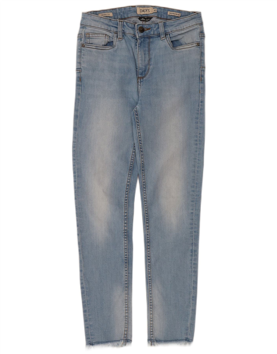 Dack's Womens Skinny Jeans IT 42 Medium W28 L26 Blue Cotton