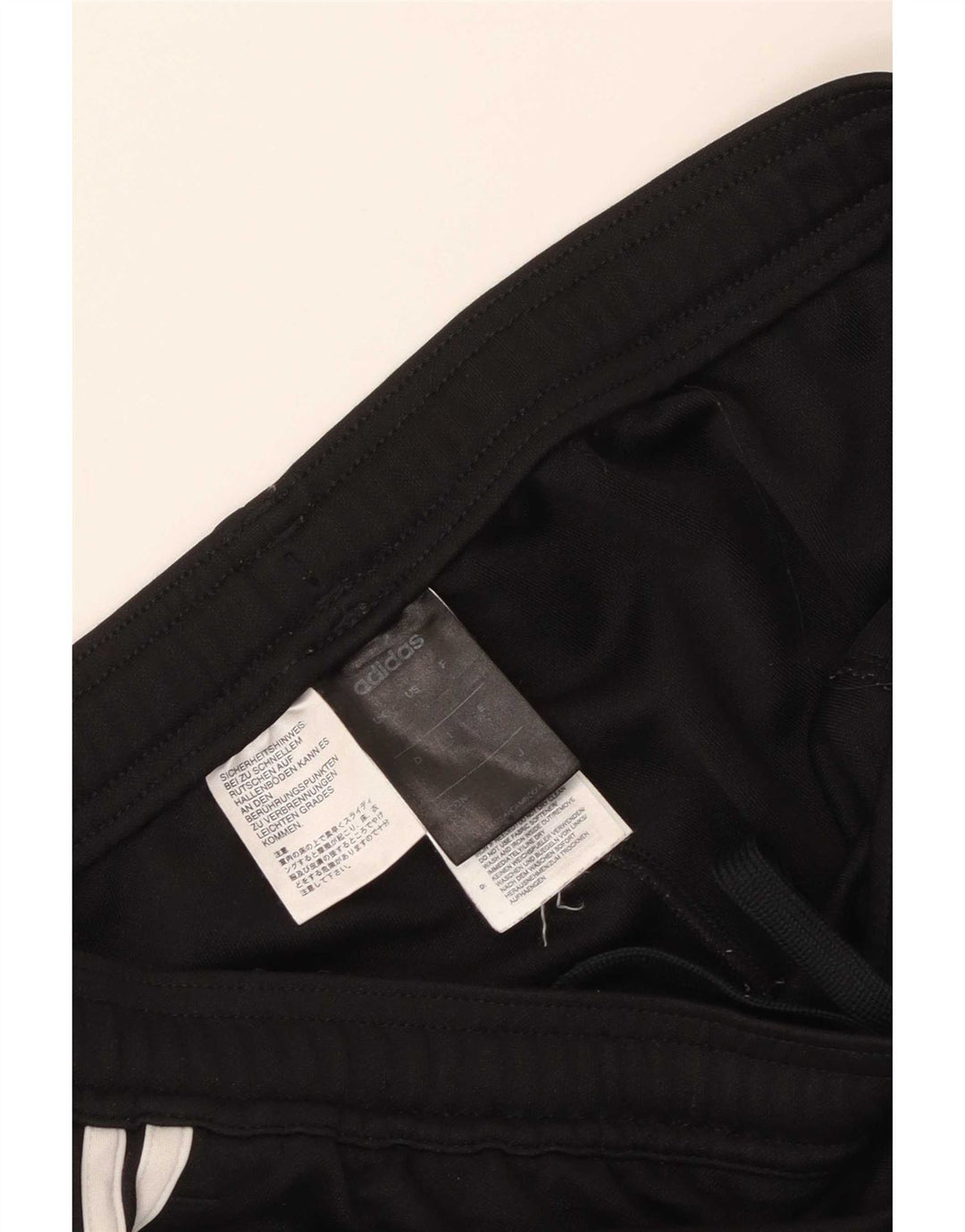 Adidas Mens Tracksuit Trousers Large Black Polyester