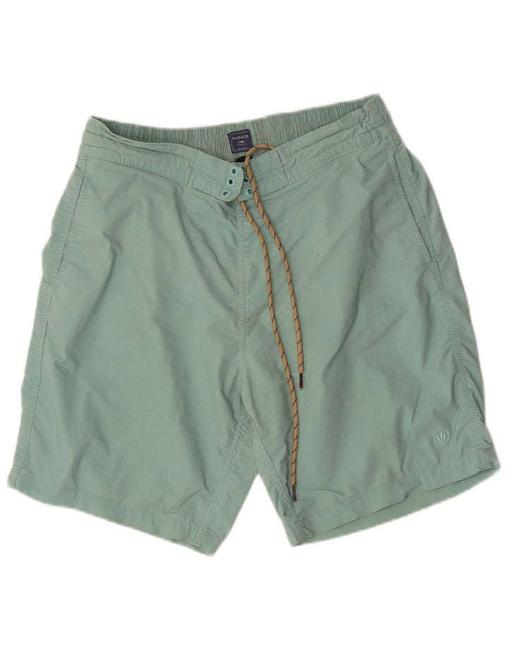 Fat Face Mens Swimming Shorts Medium Green Cotton