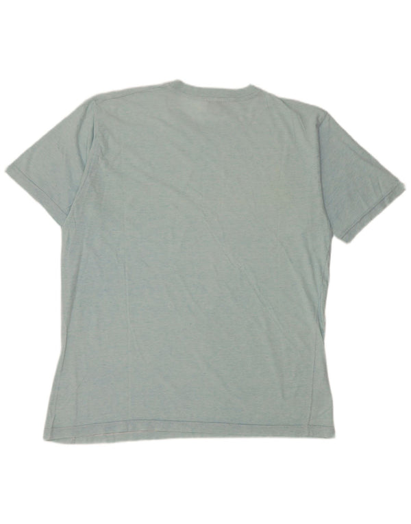 Trussardi Mens T-Shirt Top Large Blue Cotton
