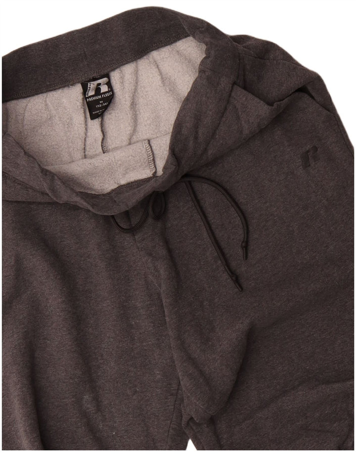 RUSSELL ATHLETIC Mens Tracksuit Trousers Medium  Grey Cotton