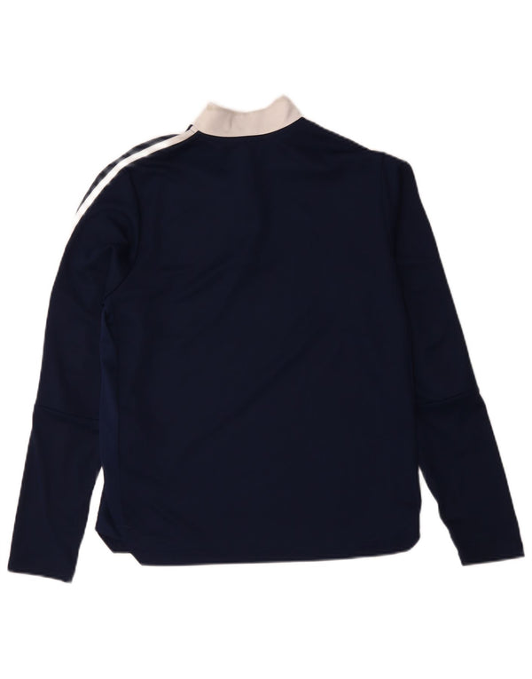 Adidas Boys Aeroready Pullover Tracksuit Top 13-14 Years Navy Blue