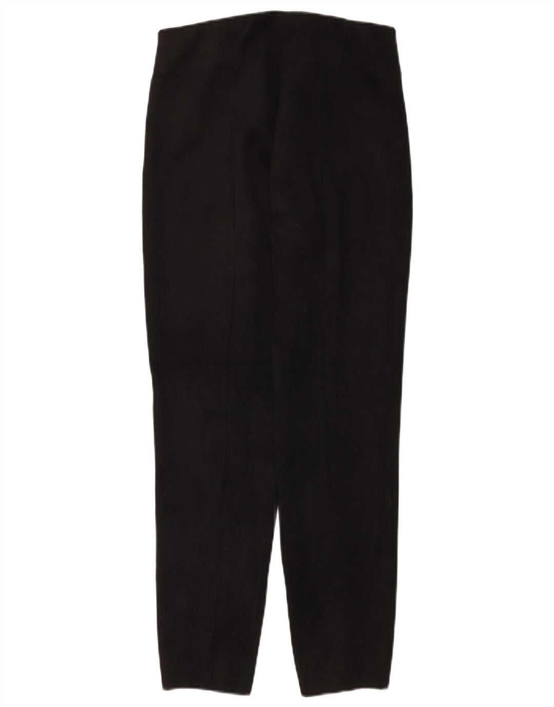 Zara Womens Slim Casual Trousers Large W30 L27 Black Polyester