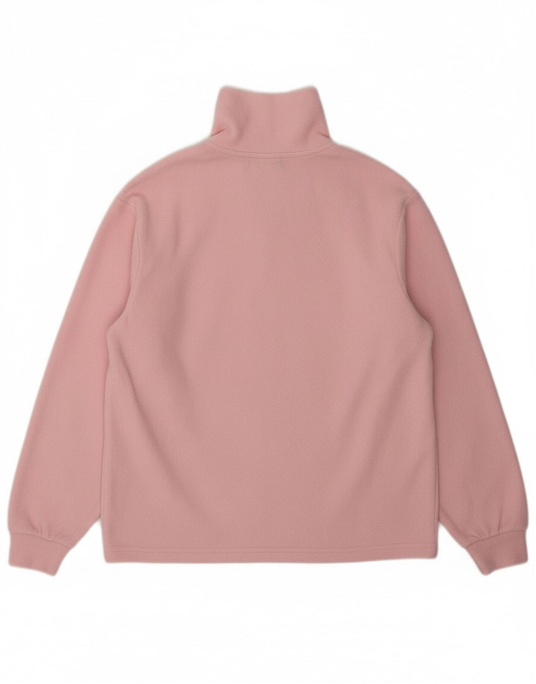 INVICTA Womens Zip Neck Fleece Jumper UK 10 Small Pink Polyester