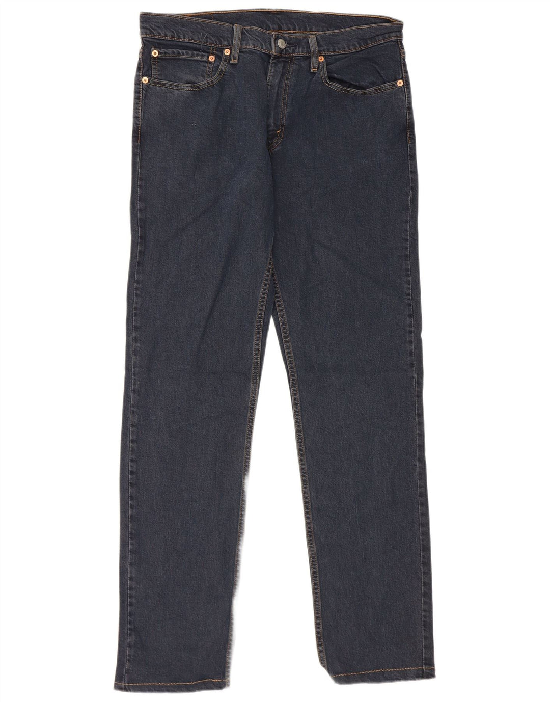 Levi's Mens 511 Slim Jeans W34 L34 Navy Blue Cotton