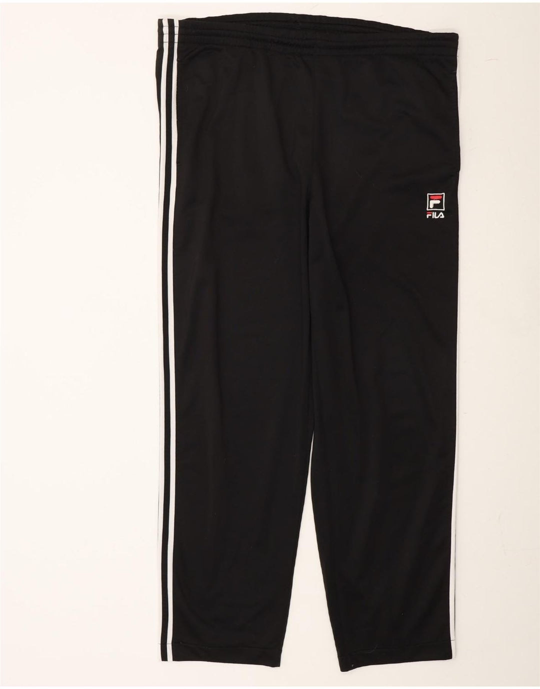 FILA Mens Tracksuit Trousers XL Black Polyester Vintage Fila and Second-Hand Fila from Messina Hembry 