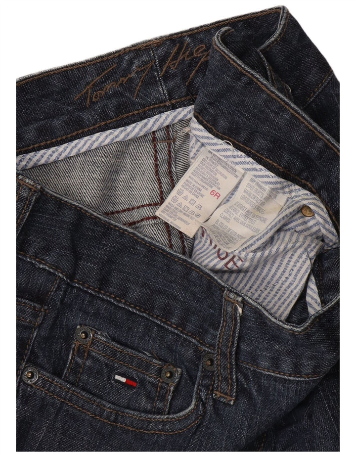 TOMMY HILFIGER Womens Bootcut Jeans US 6 Medium W30 L26 Navy Blue Cotton