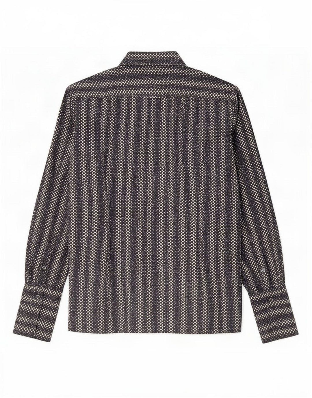 Paul Smith Mens Shirt Medium Navy Blue Spotted Cotton