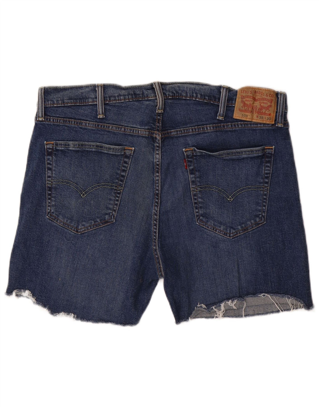 LEVI'S Mens 559 Denim Shorts W38 XL Blue Cotton