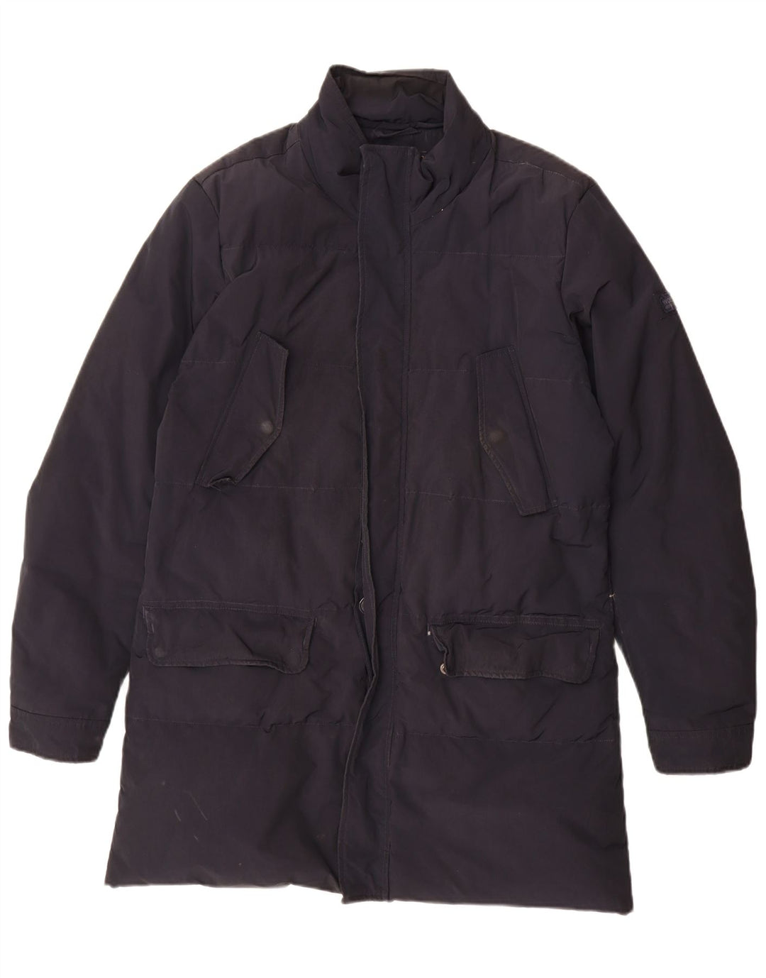 Woolrich Mens Padded Coat UK 38 Medium Navy Blue