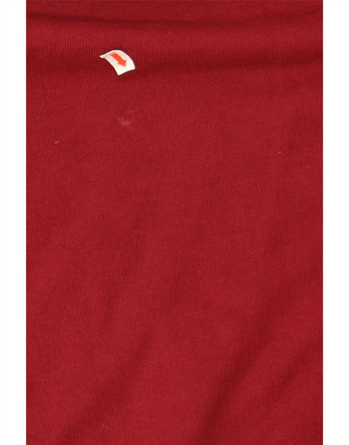 Nike Mens Graphic Sweatshirt Jumper Small Burgundy Cotton
