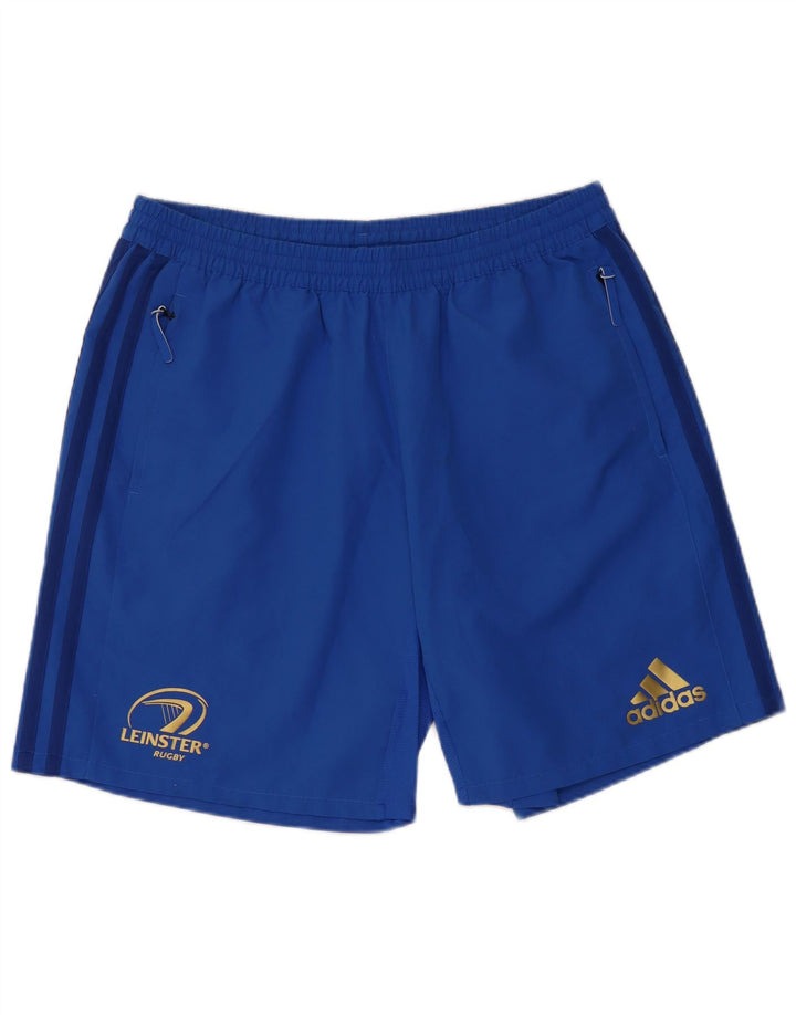 ADIDAS Womens Leinster Rugby Sport Shorts XL Blue Polyester