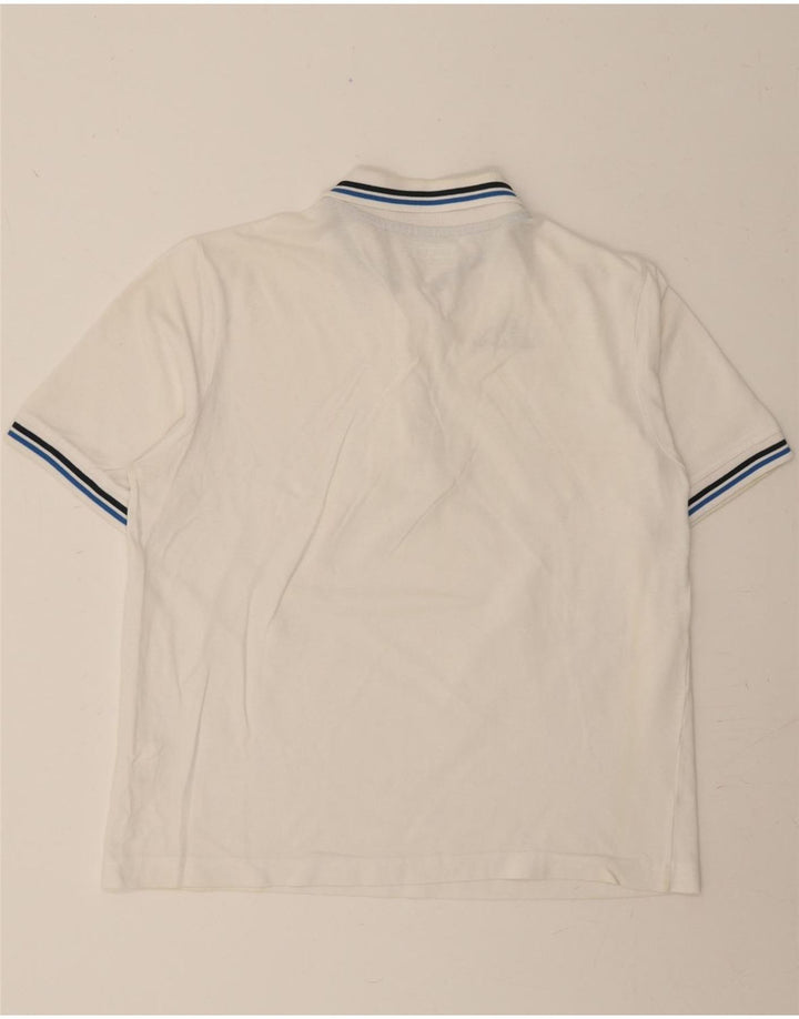 KAPPA Mens Polo Shirt Small White Vintage Kappa and Second-Hand Kappa from Messina Hembry 