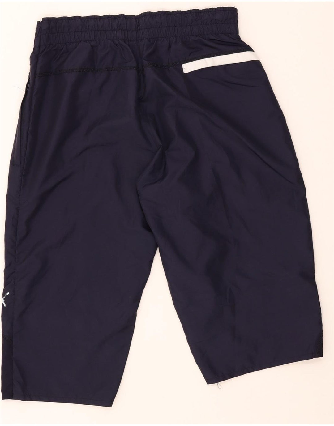 PUMA Mens Bermuda Sport Shorts XL Navy Blue Polyester