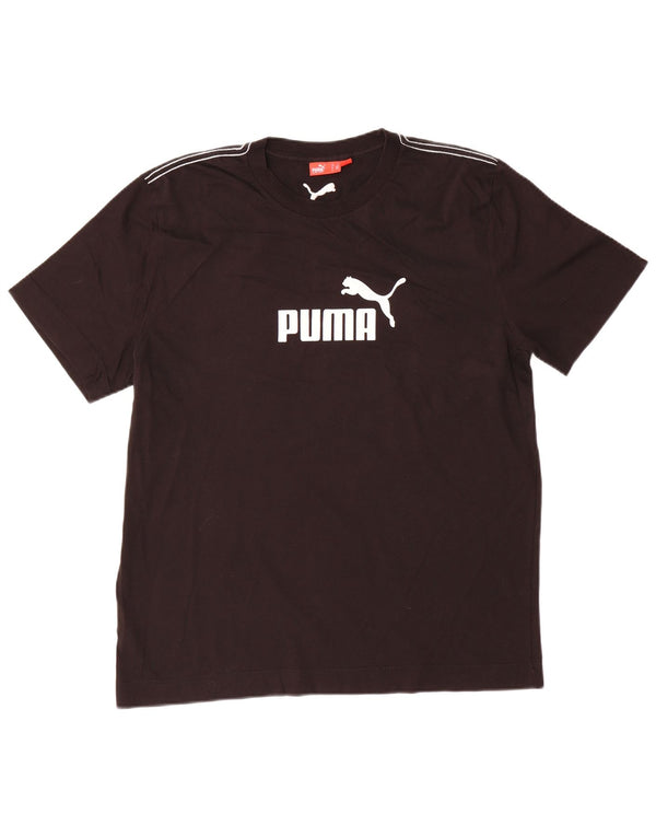 Puma Mens Graphic T-Shirt Top Large Black