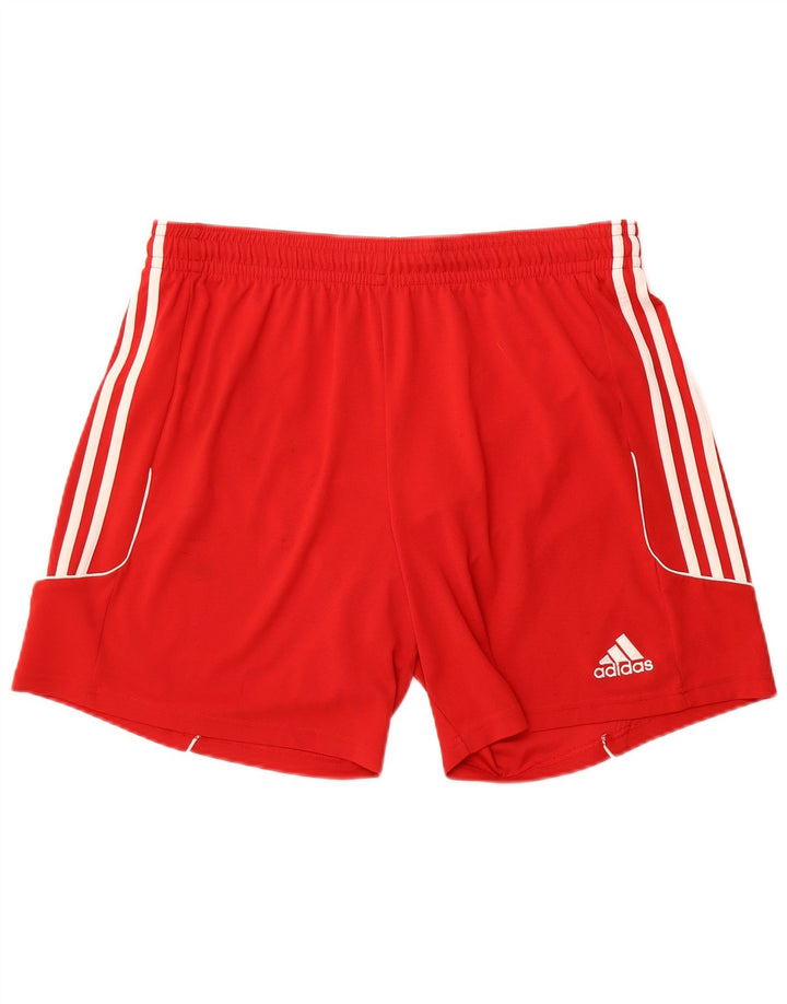 Adidas Mens Climalite Sport Shorts XL  Red Polyester