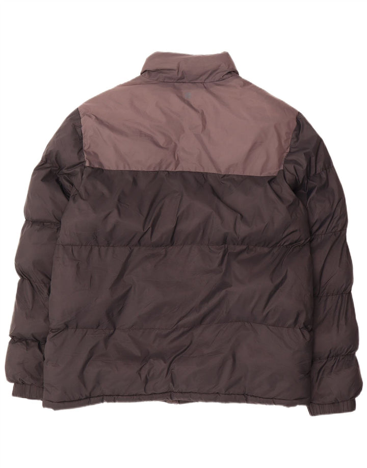 Mountain Warehouse Mens Padded Jacket UK 40 Large Black Colourblock Nylon