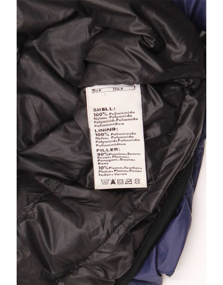 Kappa Mens Padded Jacket UK 40 Large Navy Blue Polyamide