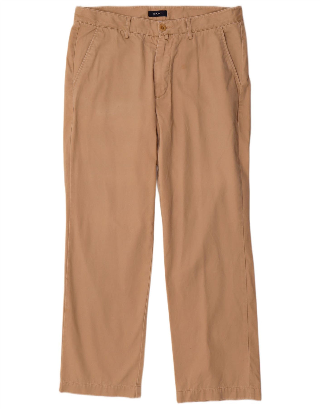 GANT Mens New Haven Regular Fit Straight Chino Trousers W35 L30 Beige