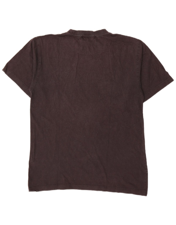 Fila Mens Graphic T-Shirt Top Small Black Cotton