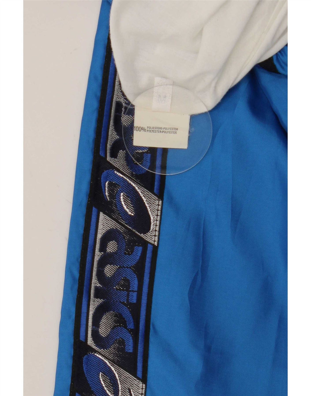 Asics Mens Graphic Tracksuit Trousers Medium Blue Colourblock Polyester