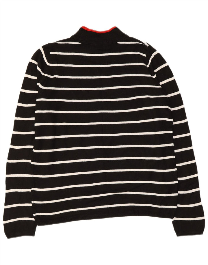 MARKS & SPENCER Womens Turtle Neck Jumper Sweater UK 10 Small Black