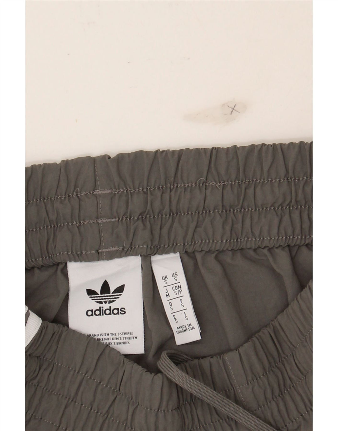 ADIDAS Mens Tracksuit Trousers Joggers Small  Grey Nylon Vintage Adidas and Second-Hand Adidas from Messina Hembry 