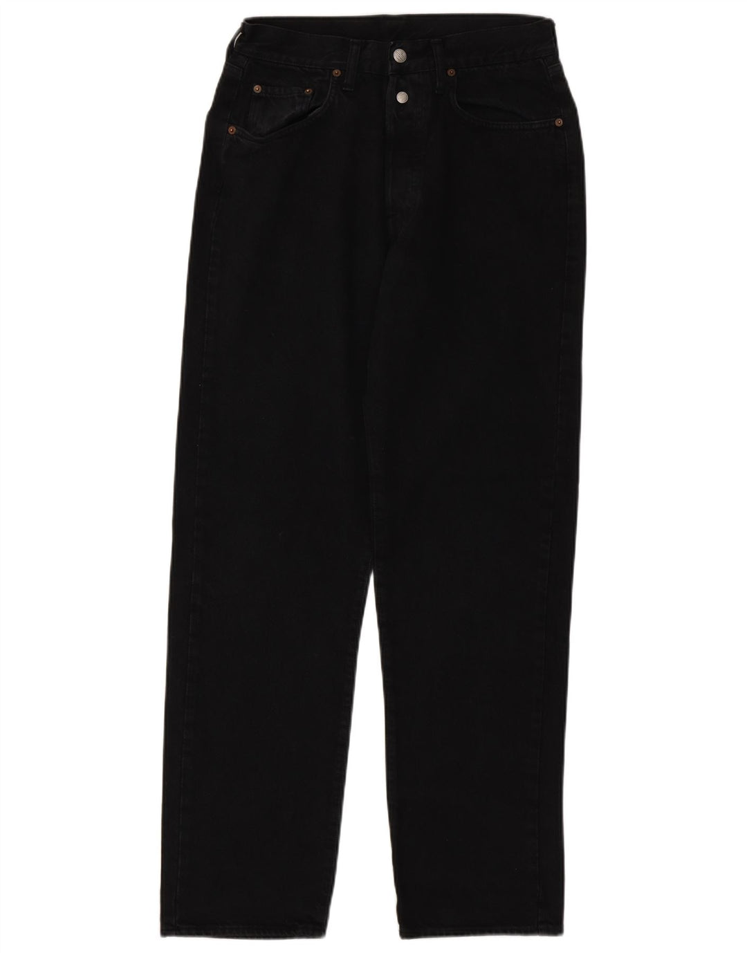 REPLAY Mens 901 Regular Fit Straight Jeans W31 L32 Black Cotton