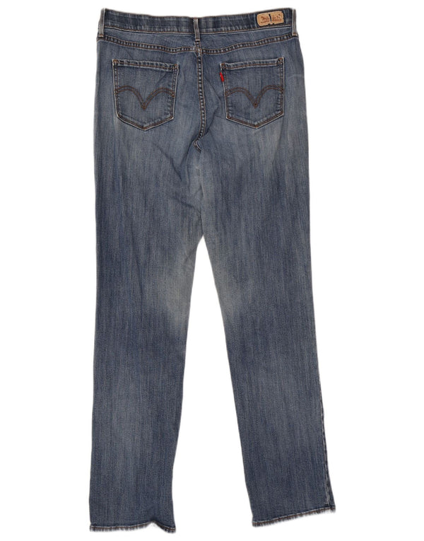 Levi's Womens 525 Straight Jeans US 12 Large W30 L31 Blue Cotton