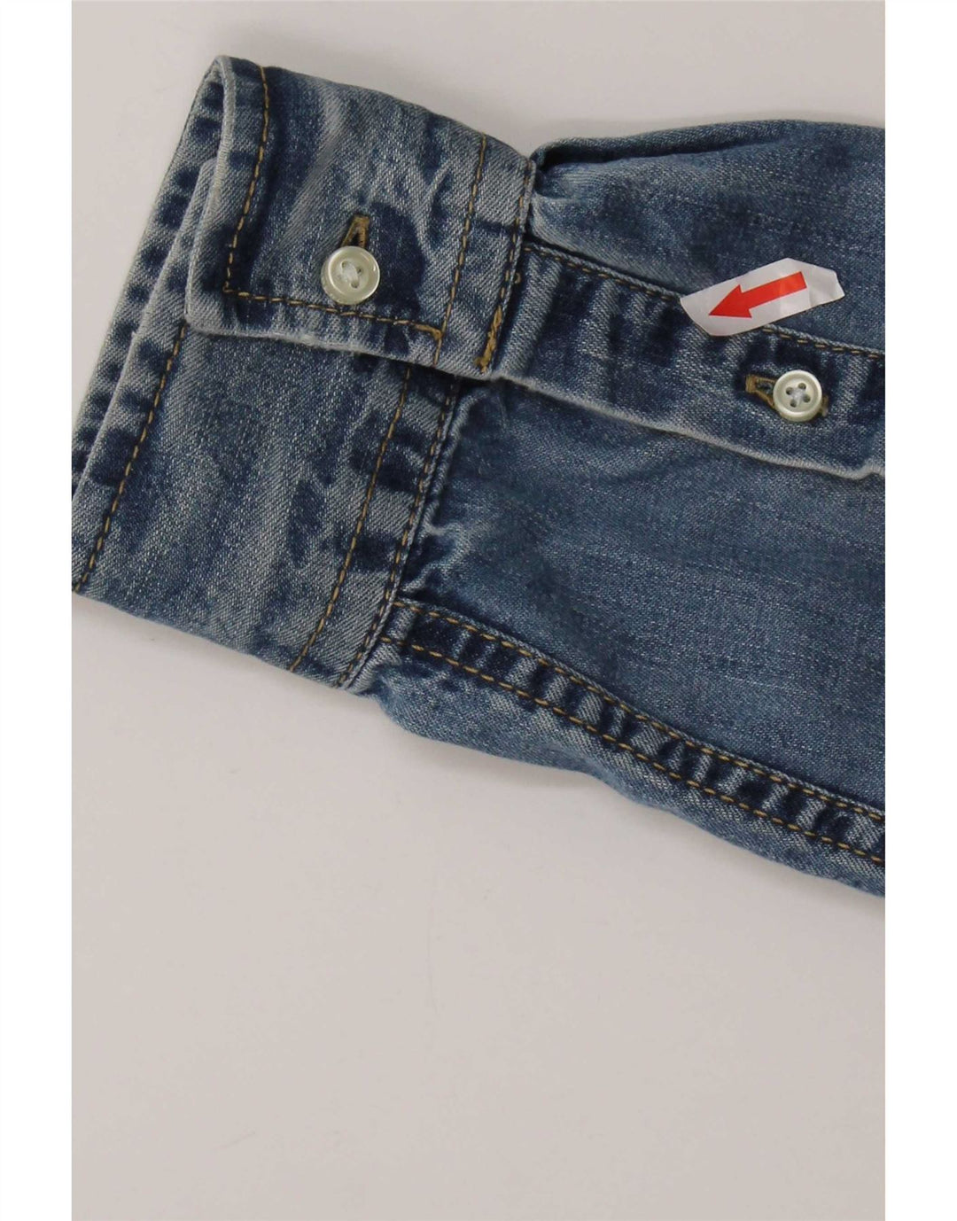 Superdry Mens Denim Shirt XL Blue Cotton