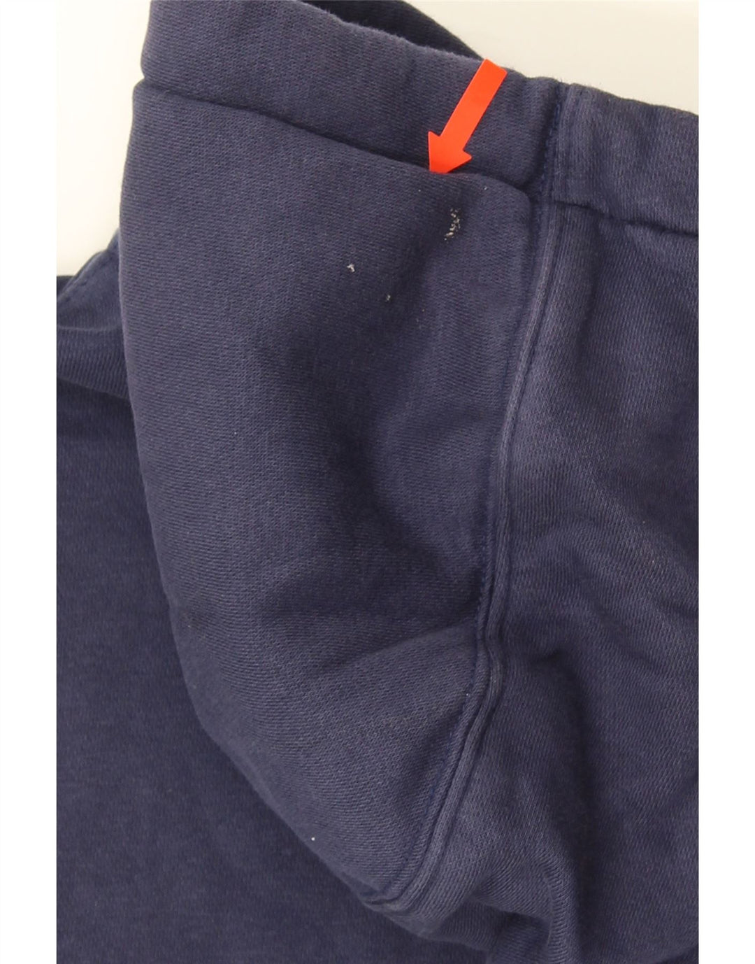 NIKE Mens Zip Hoodie Sweater Medium Navy Blue Cotton